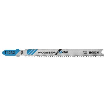 Bosch T123X3 Jig Saw Blade, 4 in L