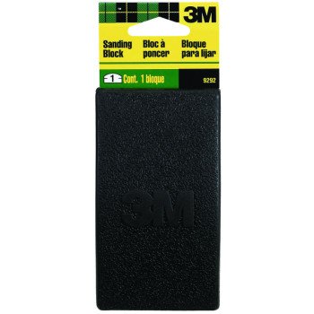 3M 9292 Sanding Block, 5 in L, 1-1/4 in W