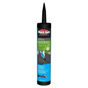 Black Jack 6439-9-66 Crack Filler, Fluid, Black, Mild, 10 fl-oz Tube