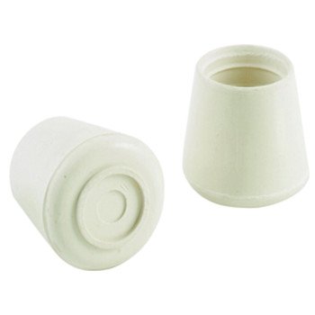 9117 WHITE RUBBER LEG TIP 1/2 