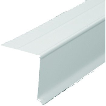 Amerimax 5761600120 West Coast Drip Edge, 10 ft L, Steel, White