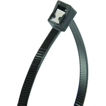 Gardner Bender 45-308UVBSC Cable Tie, Double-Lock Locking, 6/6 Nylon, Black