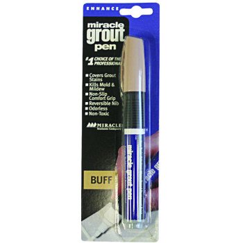 Miracle Sealants GRTPENBUF6 Grout Pen, Specifications: 175 linear ft Coverage, Non-Toxic, Buff