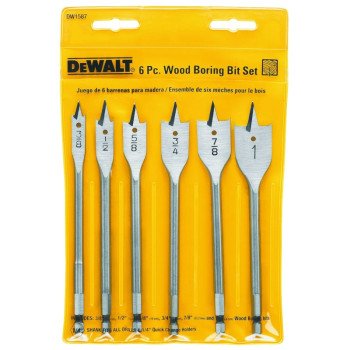 DW1587 BIT SPADE 6 PC. SET    