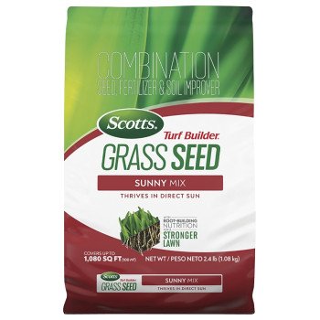 Scotts Turf Builder 18035 4-0-0 Grass Seed, Sunny Mix, 2.4 lb Bag