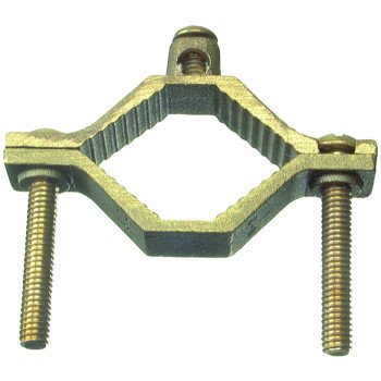 Halex 36020 Ground Clamp, 10 to 2 AWG Wire, Bronze