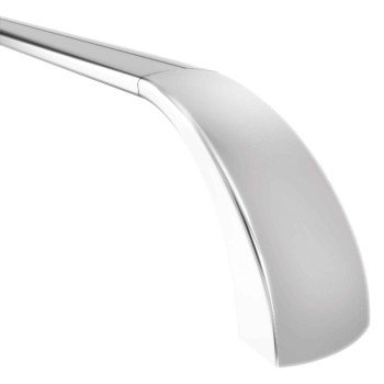 Moen Zarina Series Y6018CH Towel Bar, 18 in L Rod, Chrome, Surface Mounting