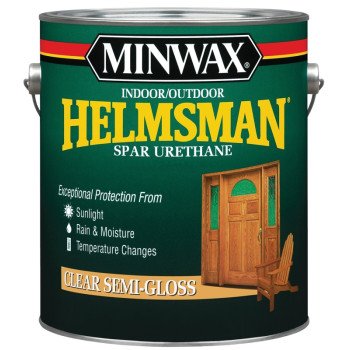 Minwax 13210000 Spar Varnish, Semi-Gloss, Liquid, 1 gal, Pail