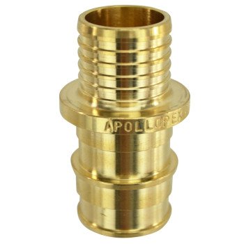 Apollo ExpansionPEX Series EPXBC3434 Coupling, 3/4 in, Barb, Brass, 200 psi Pressure