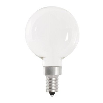 Feit Electric BPG1640W950CAFIL2 LED Bulb, G16 1/2 Lamp, 40 W Equivalent, E12 Lamp Base, Dimmable, Frost