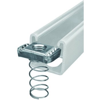 SuperStrut 100 ZA1001/4EG-10 Spring Nut, Steel, Galvanized