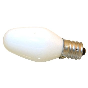 Sylvania 13544 Incandescent Lamp, 7 W, Candelabra E12 Lamp Base, 2850 K Color Temp, 3000 hr Average Life