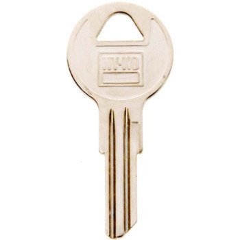 Hy-Ko 11010Y12 Key Blank, Brass, Nickel, For: Yale Cabinet, House Locks and Padlocks