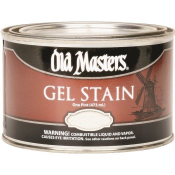 Old Masters 80208 Gel Stain, Golden Oak, Liquid, 1 pt, Can