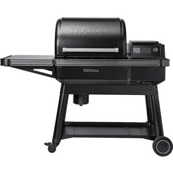 Traeger Ironwood TFB61RLG Pellet Grill, 396 sq-in Primary Cooking Surface, 220 sq-in Secondary Cooking Surface, Black