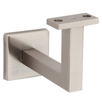 National Hardware Reed N830-525 Handrail Bracket, 150 lb, Steel/Zinc, Satin Nickel