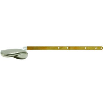 Fluidmaster 686 Toilet Tank Lever, Brass/Plastic, Brushed Nickel