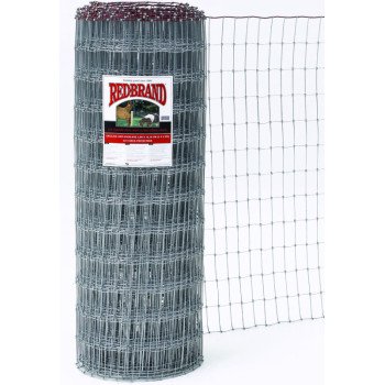 Red Brand Square Deal Tradition 70312 Horse Fence, 200 ft L, 48 in H, Non-Climb Mesh, 2 x 4 in Mesh, 12.5 ga Gauge