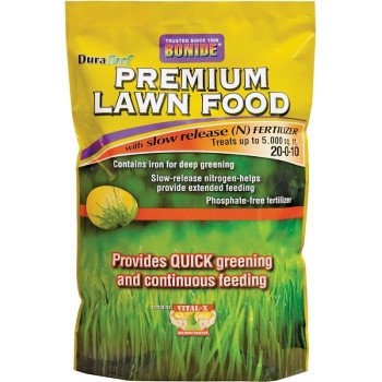 DuraTurf 60464 Premium Lawn Food, 48 lb Bag, Granular, 20-0-10 N-P-K Ratio