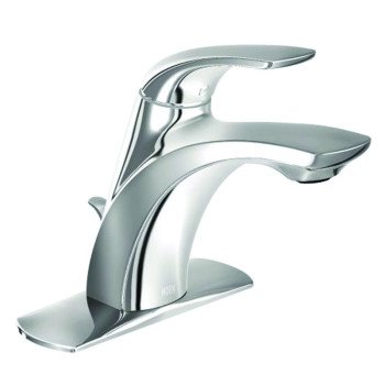 Moen Zarina Series WSL84533 Bathroom Faucet, 1.2 gpm, 1-Faucet Handle, Metal, Chrome Plated, Lever Handle