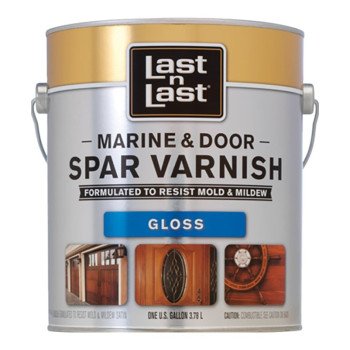 Last n Last 50701 Door and Window Finish, Gloss, Amber, Liquid, 1 gal