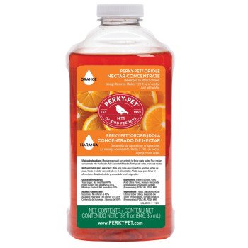 Perky-Pet 4801 Nectar, Concentrated, Liquid, Orange, 32 oz Bottle