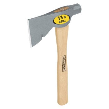 Vulcan 34480 Half Hatchet Axe, 1.5 lb Head, Wood Handle