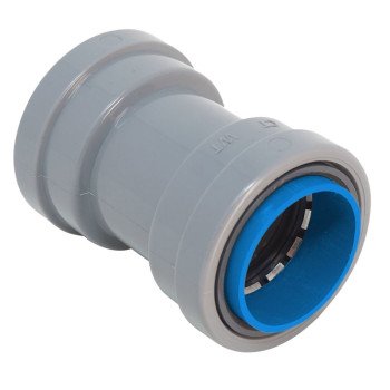 Southwire SIMPush 65083501 Conduit Coupling, 3/4 in Push-In, 1.65 in Dia, 2.43 in L, PVC