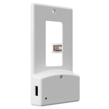 Westek LumiCover LCR-UDDO-W Nightlight Wallplate, 1-7/8 in L, 4-1/2 in W, White