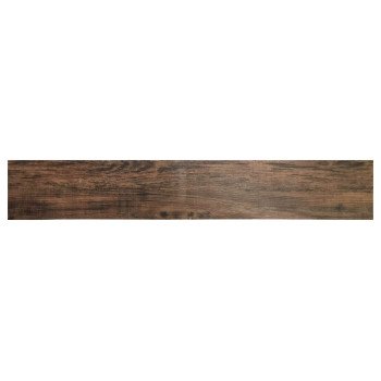 ProSource CL8890 Vinyl Plank Tile, 36 in L Tile, 6 in W Tile, Square Edge, Dark Oak