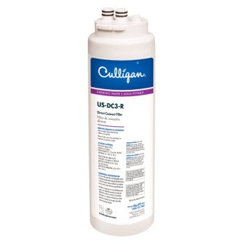 Culligan US-DC3-R Direct Connect Filter, 4750 gal Capacity, 1.5 gpm, Advanced Filtration, White