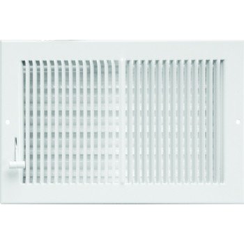 Imperial RG0299 Multi-Shutter Register, 7-1/4 in L, 13-1/4 in W, Steel, White