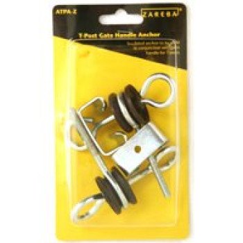 Zareba ATPA-Z Electric Fence Gate Anchor, Screw-In, 2/PK