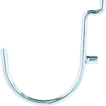 Crawford 18115 Peg Hook, 1-1/2 in Projection, 1 in L x 2 in W x 2-1/4 in H Dimensions, Silver