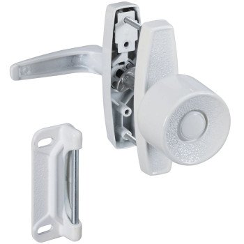 National Hardware V1307 Series N212-993 Knob Latch, Zinc, 5/8 to 1-3/8 in Thick Door