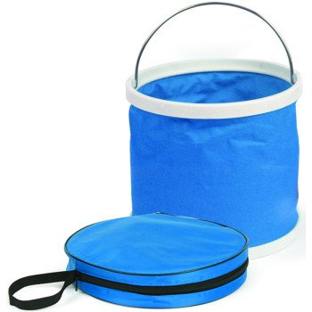 Camco USA 42993 Collapsible Bucket, Blue, 9-1/4 in H