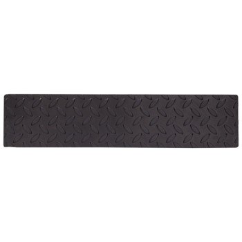 ProSource FH64091 Safety Tread, 17 in L, 4 in W, Diamond Pattern, Rubber