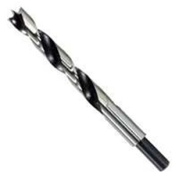 Irwin 49614 Drill Bit, 1/4 in Dia, 3-31/32 in OAL, Spiral Flute, 2-Flute, 1/4 in Dia Shank, Reduced Shank