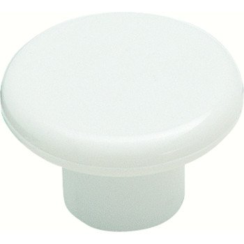 Amerock Allison Value Series BP802PW Cabinet Knob, 13/16 in Projection, Plastic