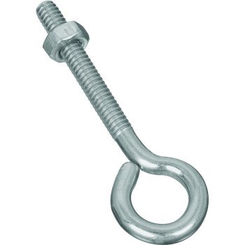 National Hardware N221-119 Eye Bolt, 1/4-20 Thread, 1-3/4 in L Thread, 0.56 in ID Dia Eye, 2.02 in L Shank, Steel, Zinc