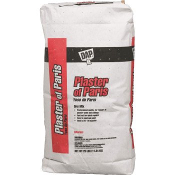 DAP 10312 Plaster of Paris, Powder, White, 25 lb Bag