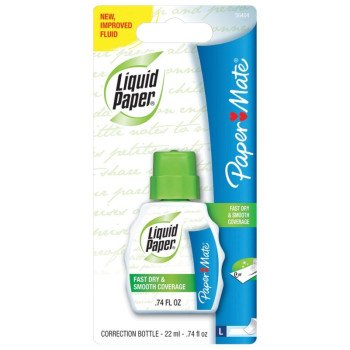 Paper Mate Liquid Paper 56404 Correction Fluid, 0.74 oz