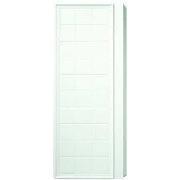 Sterling Ensemble 72105100-0 Shower End Wall Set, 72-1/2 in L, 34 in W, Vikrell, High-Gloss, Alcove Installation, White