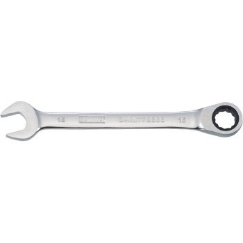 DEWALT DWMT72303OSP Combination Wrench, Metric, 15 mm Head, 7-9/16 in L, 12-Point, Chrome, Comfort-Grip Handle