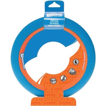 Chuckit! 252301 Dog Toy, L, Rubber, Blue/Orange