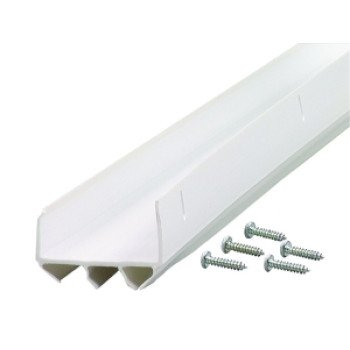 M-D 06528 Door Bottom, White, 36 in L, 1-3/4 in W, 1-1/2 in H, Vinyl