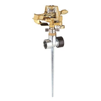 Landscapers Select GS81713L Sprinkler with Spike, Female, Round, Zinc