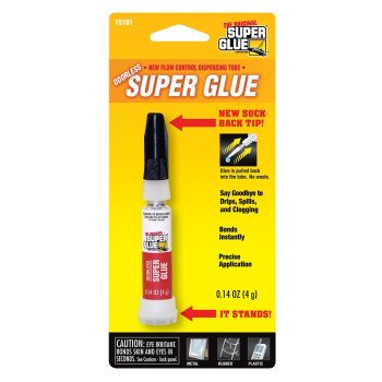 The Original Super Glue 11710093 Super Glue, Liquid, Characteristic, Clear/Transparent, 4 g, Tube