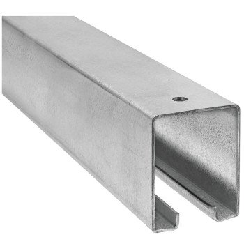 National Hardware N105-270 Box Rail, Steel, Galvanized, 1-57/64 in W, 2-13/32 in H, 12 ft L