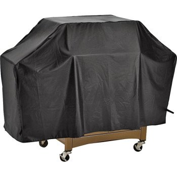 Omaha SPC04-123L Grill Cover, 18 in W, 34 in H, Vinyl, Black